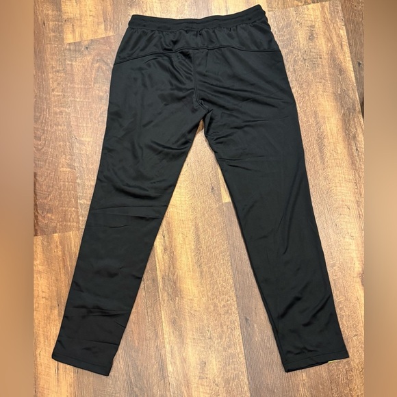 RDX Sports Advance Tech Black Track Pants with Neon Yellow Stripes NWT Mens 2XL - Picture 2 of 3